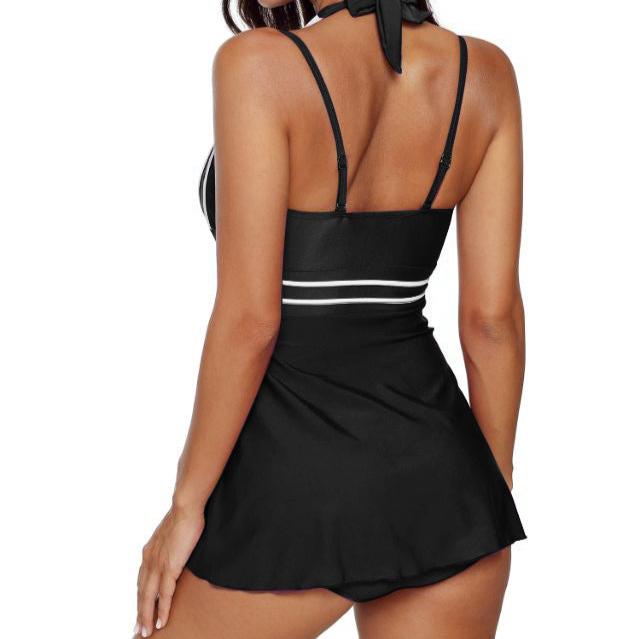 Halter plus size Tankini