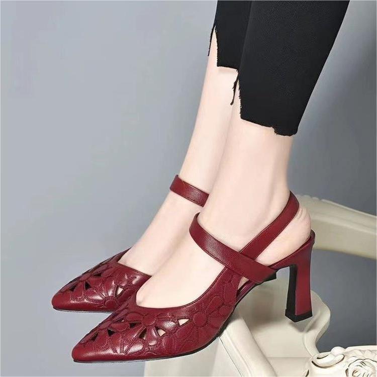 Step Out in Style: Pointed Hollow Sandals for a Bold Look