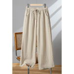 Coastal Ease: The Linen-Blend Wide Leg Pant