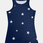 Star Round Neck Tank - runwayfashionistta.com