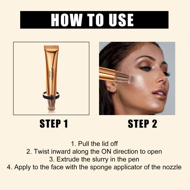 Three-Dimensional Liquid Contour Beauty Stick