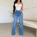 Loose Casual High Waist Jeans - runwayfashionista.com