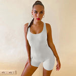 Slim Fit Backless Jumpsuit