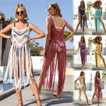 Tassel Hem Beach Cover-Up