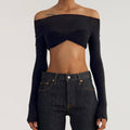 Exposed Navel Short T-Shirt