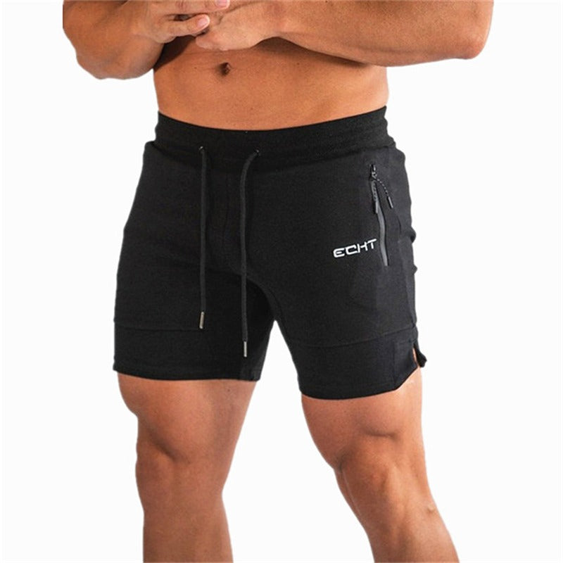 Zipper Pocket Sports Shorts