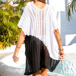Patchwork Hollow Bikini Beach Cover Up