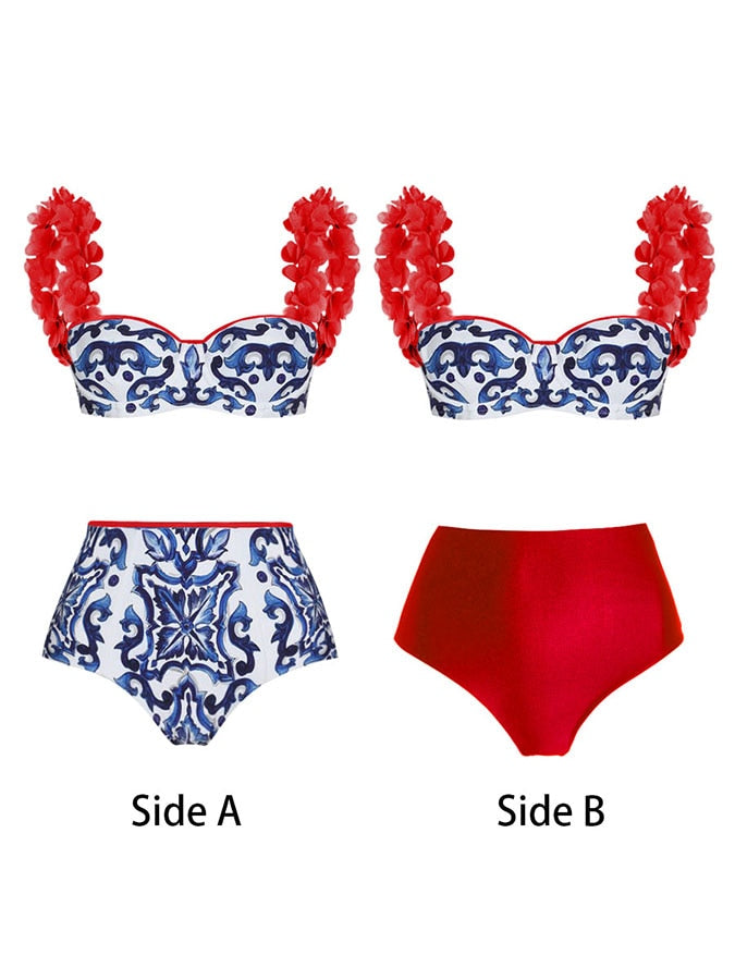 Triangle Micro Bourkini Set - runwayfashionista.com