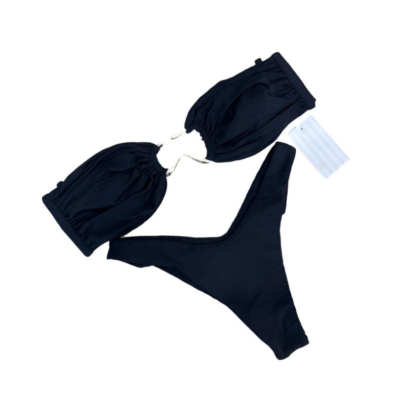 Strapless Pleated Bikini