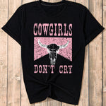 Graphic Round Neck Short Sleeve T-Shirt - runwayfashionista.com