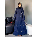 Butterfly Knot Embroidered MidiDress