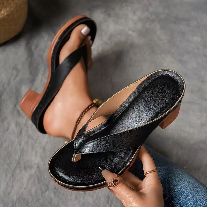 Square-heeled Sandals