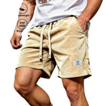 Men's Corduroy Drawstring Shorts - khaki