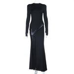The Power Shoulder Midi Dress
