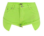 Low Waist Denim Shorts Decadent Style - runwayfashionista.com