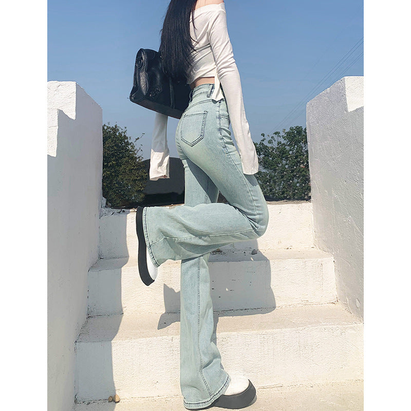 Street Style Unisex Flared Jeans