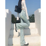 Street Style Unisex Flared Jeans
