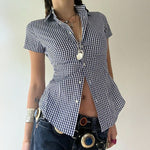 Casual Vacation Style Fitted Shirt