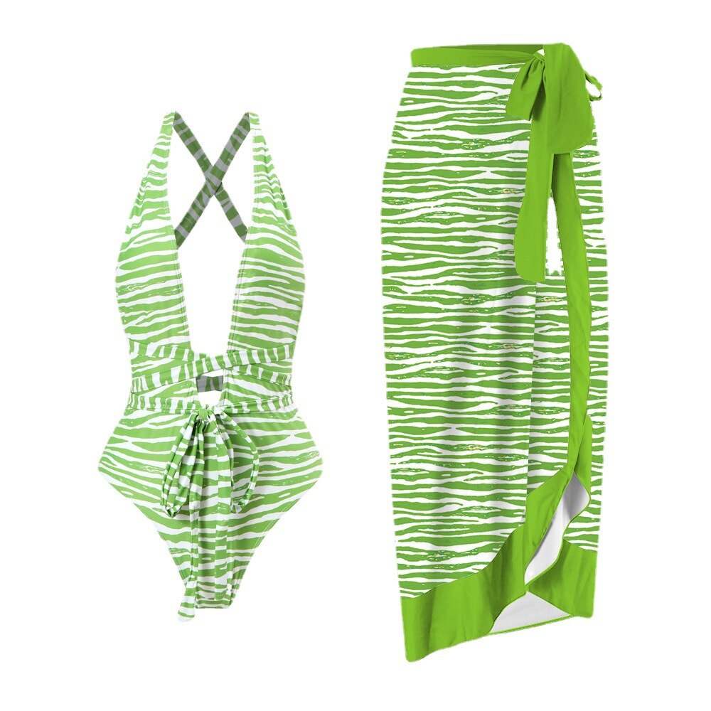 Cover Up Tie Chiffon Skirt beachwear - runwayfashionista.com