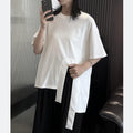Irregular Short Sleeved Top