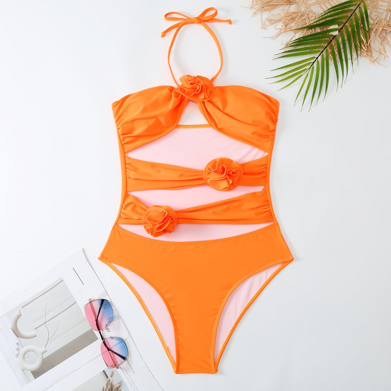 One-Piece Conservative Swimsuit - runwayfashionista.com