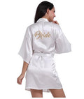 Party Robe Short Satin - runwayfashionista.com