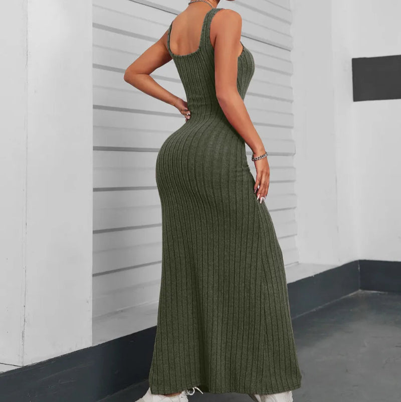 Ribbed Maxi Tank Dress