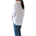 Long sleeved loose fitting shirt
