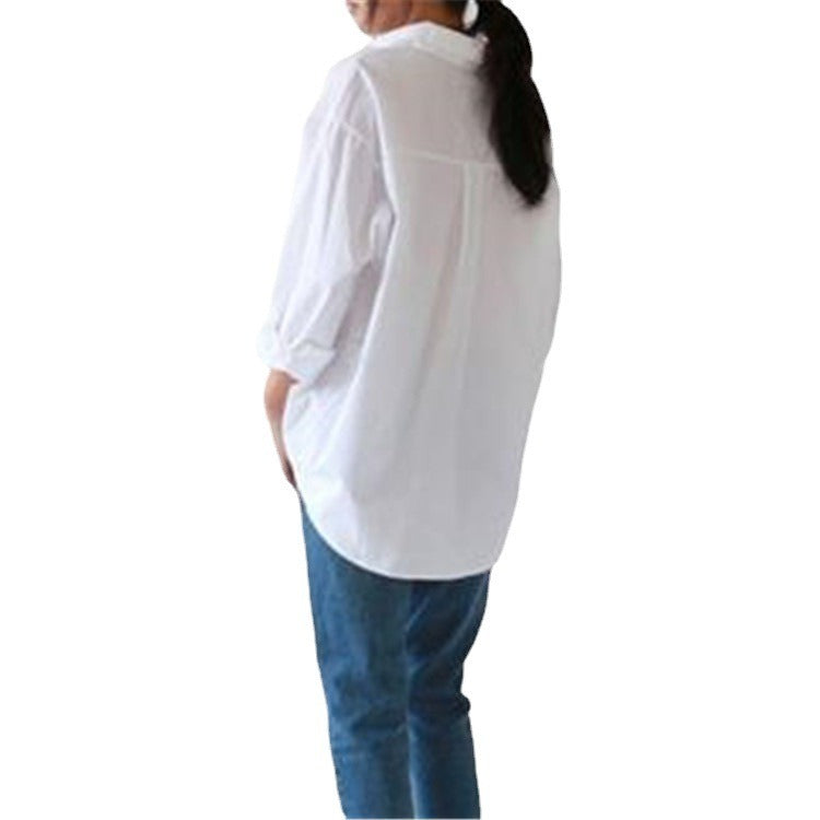 Long sleeved loose fitting shirt