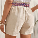 Tied High Waist Shorts
