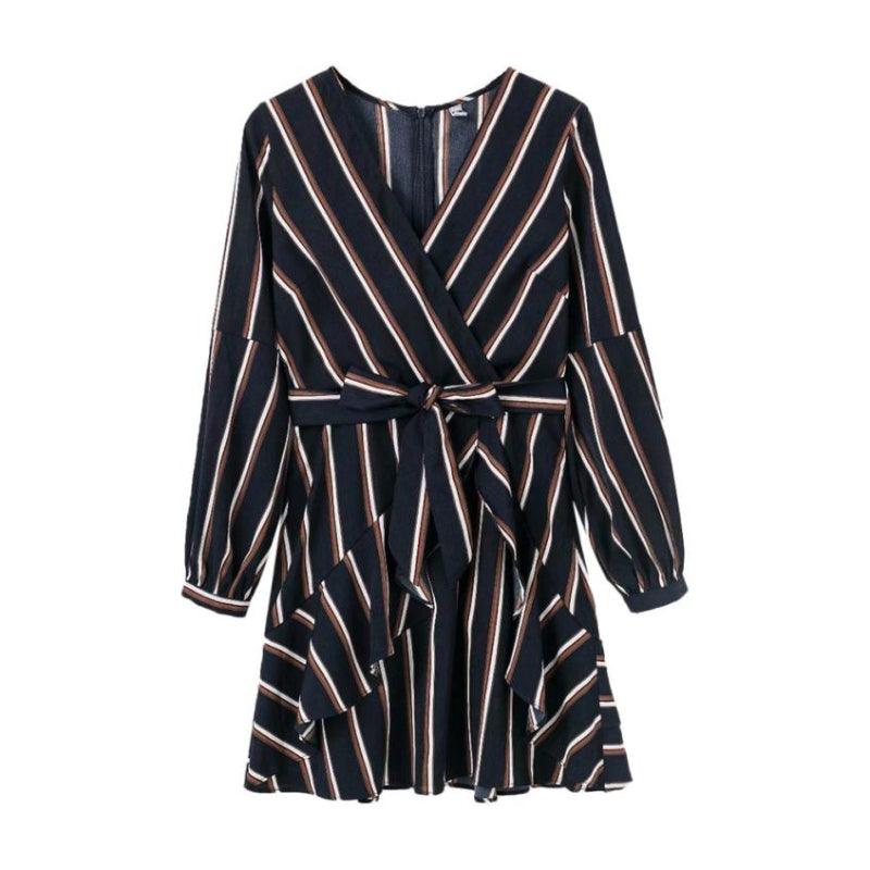 Lantern Sleeve Mini Party Dress