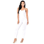 Long Tight Backless Suspender Jumpsuit - runwayfashionista.com