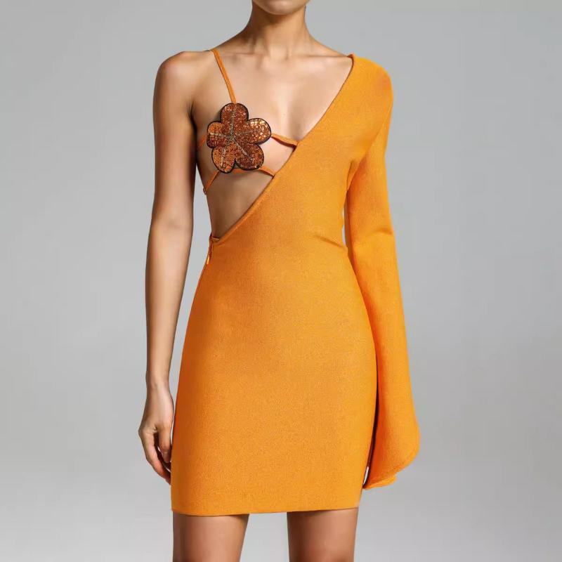 Long Sleeved Spicy Bandage Dress