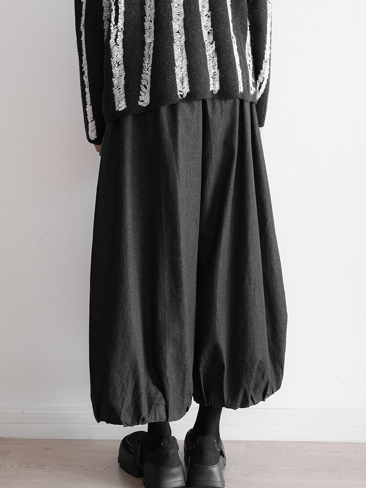 Yamamoto Dark Style High Waist Wide Leg Pants - runwayfashionista.com