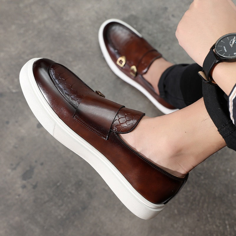 Fashionable casual leather shoes 