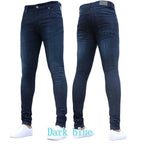 The Modern Silhouette: Men’s Essential Slim-Fit Denim - dark blue
