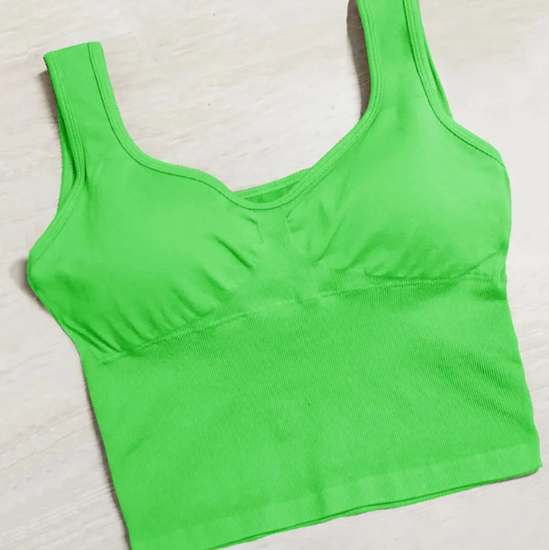 Wide Strap Active Tank - Runwayfashionista.com