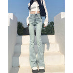 Street Style Unisex Flared Jeans