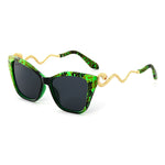 Retro Snake Temple Sun Glasses