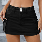 This low waist skirt hugs your hips with a sleek, slim fit that highlights your curves confidently.