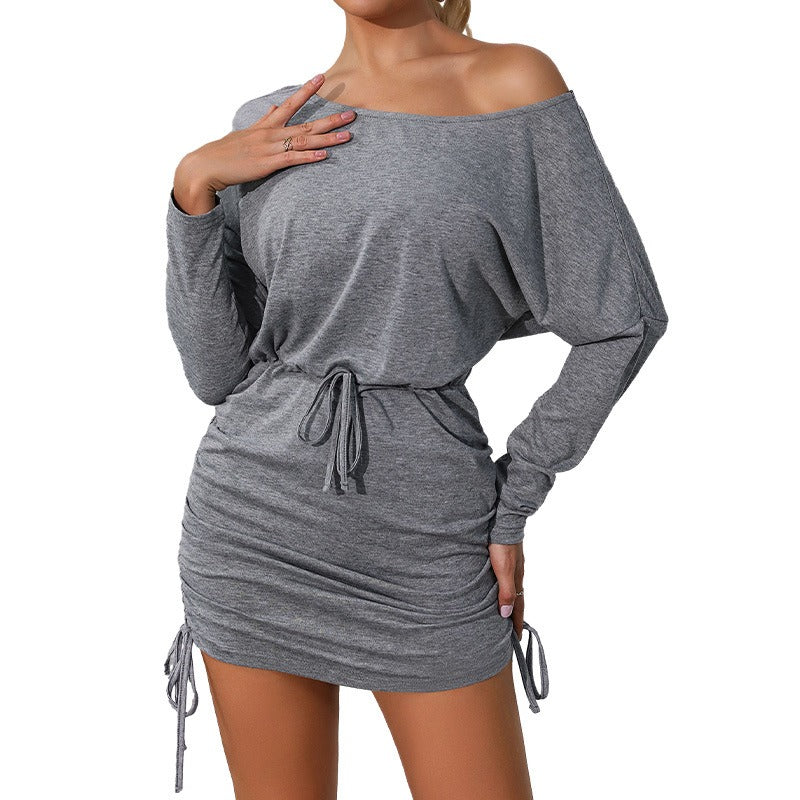 Long Bat Sleeve Dress