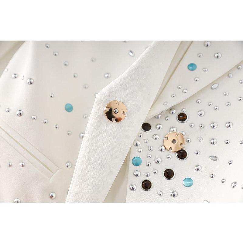 Slim Fit One Button Long Sleeve Suit