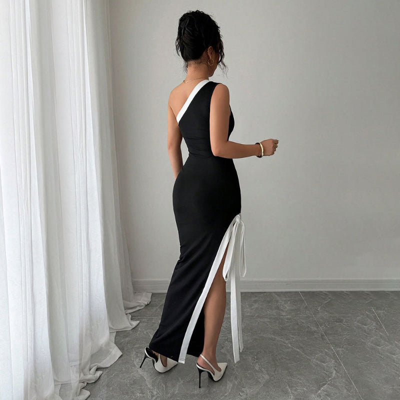Stylish Slit Maxi - runwayfashionista.com