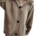 V-neck knitted cardigan - runwayfashionista.com