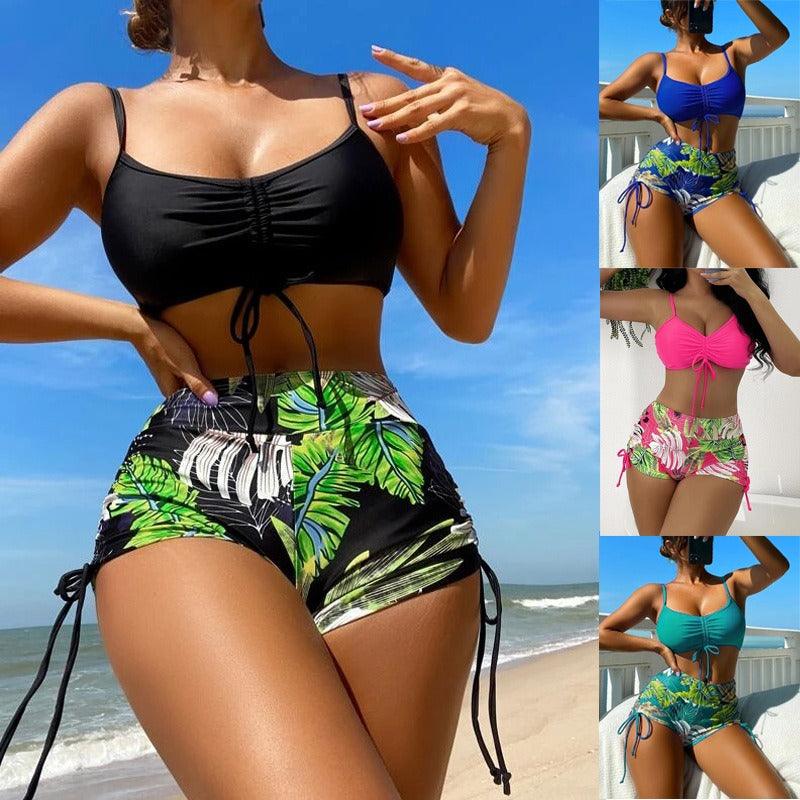 High Waisted Conservative Bikini - runwayfashionista.com
