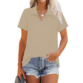 Short sleeved zippered t-shirt