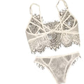 Lace bra g-string set - runwayfashionista.com