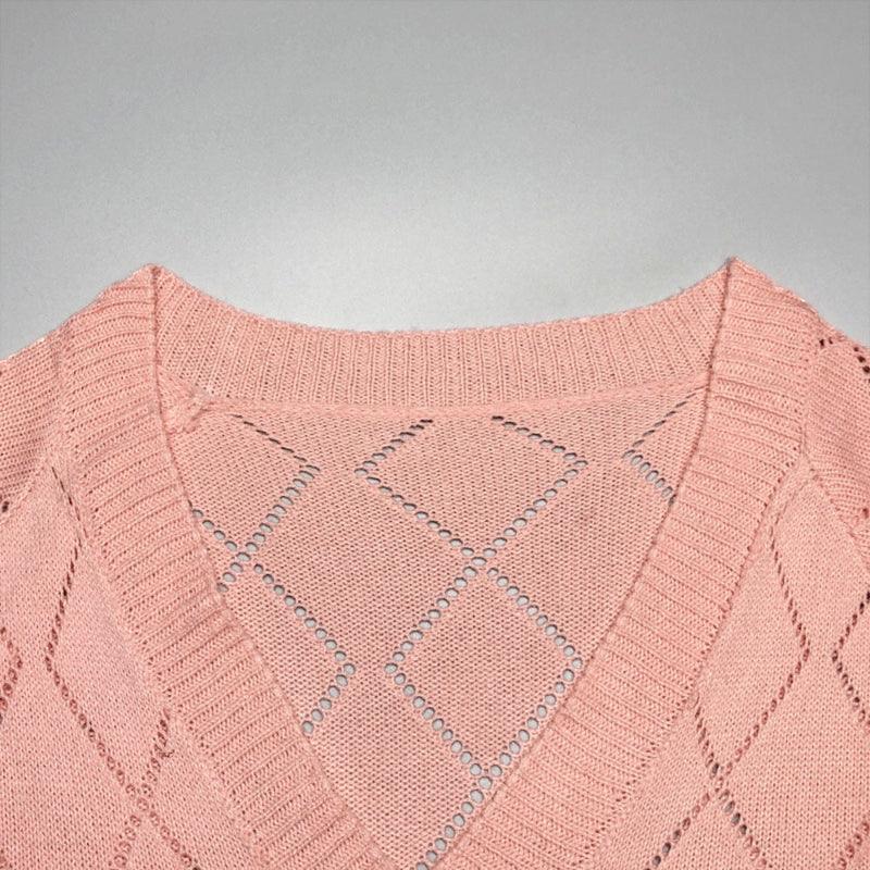 Long Sleeve Loose Knitted Sweater Top