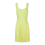 Tight Shoulder Strap Tassel Mini Dress