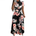 Boho Floral Print Maxi Dress - runwayfashionista.com